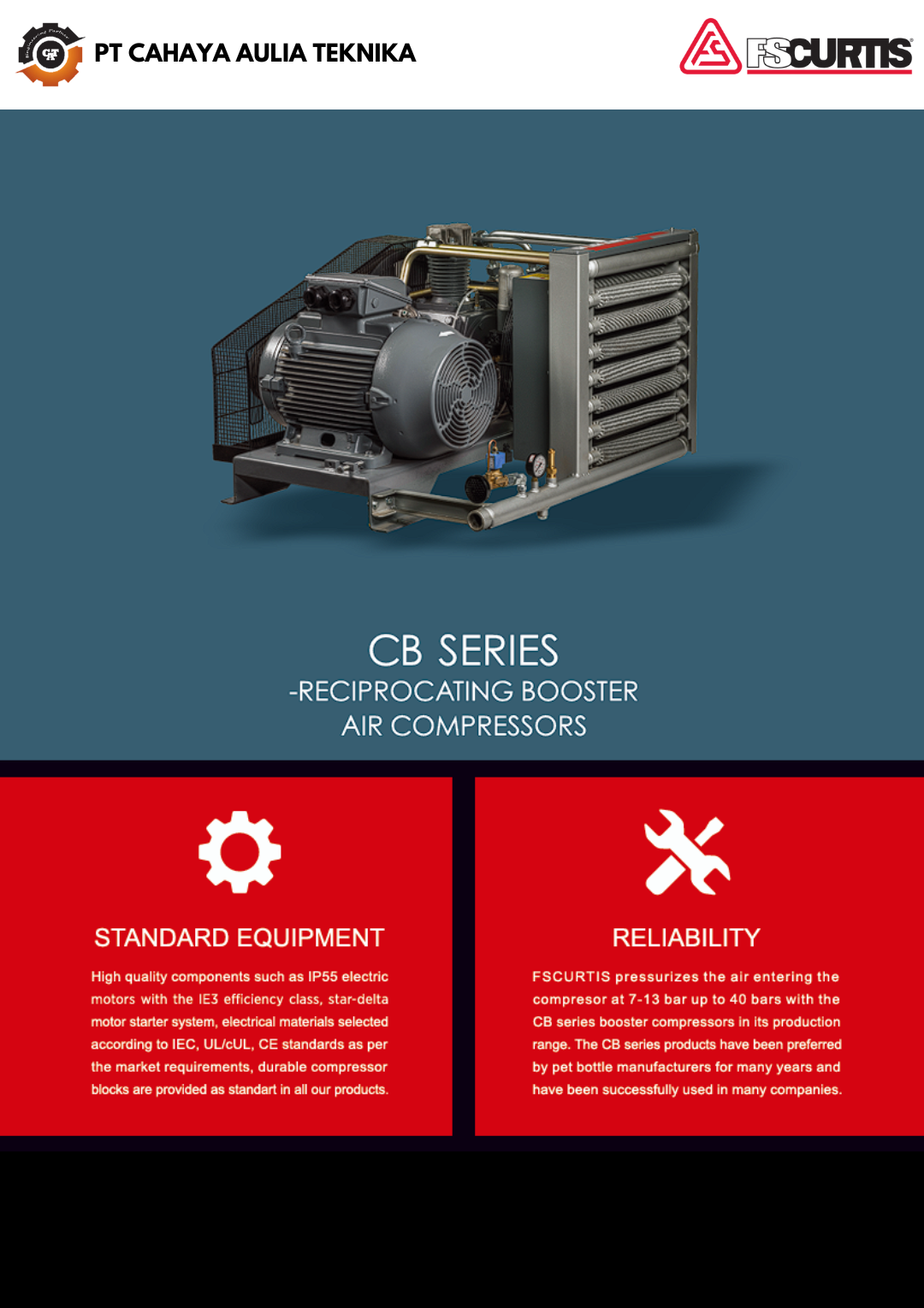 FS Curtis CB Series Reciprocating Booster Air Compressors