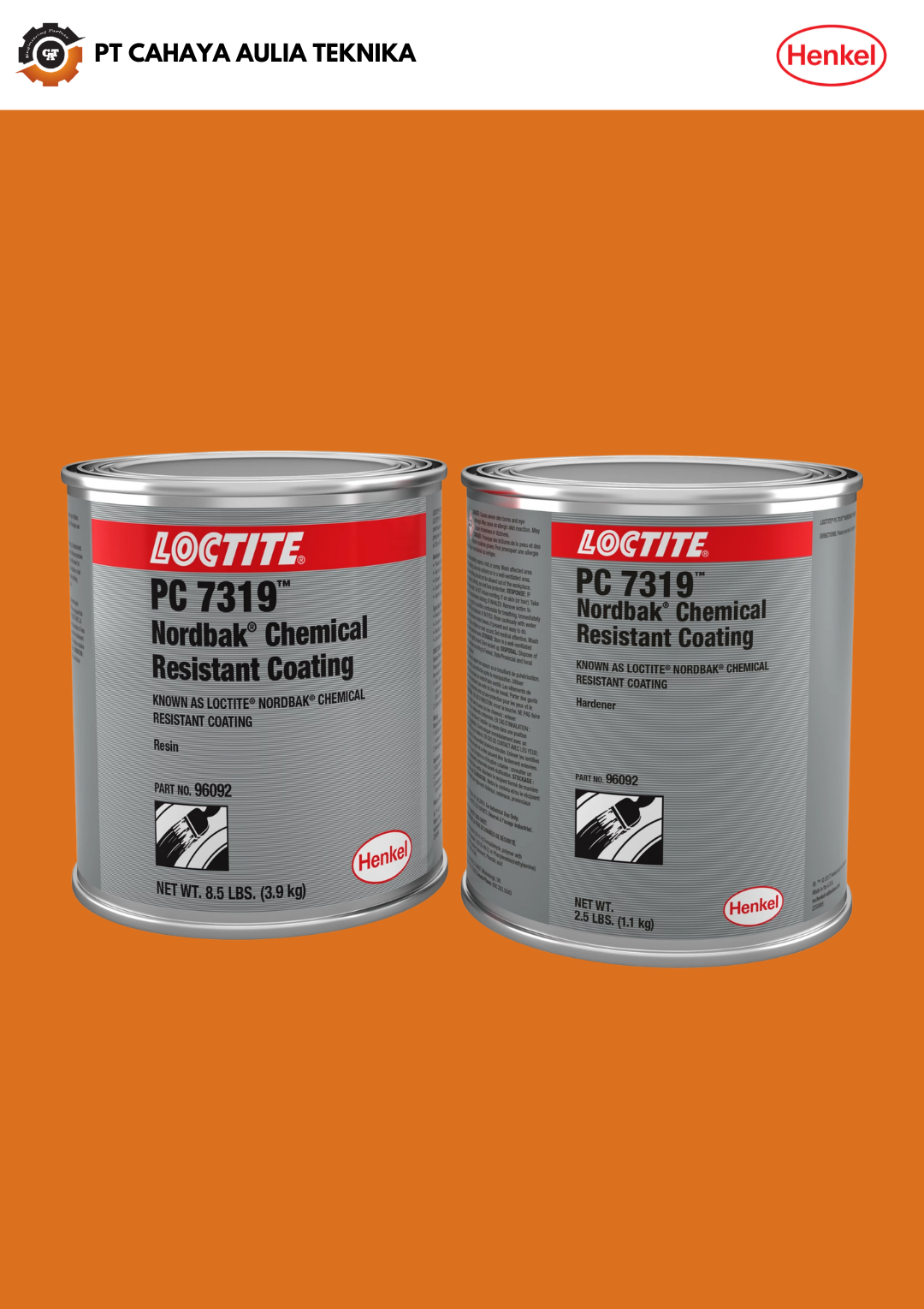 LOCTITE PC 7319 Nordbak Chemical Resistant Coating